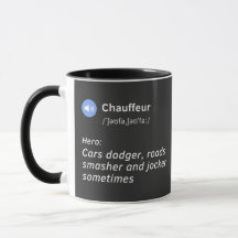 Chauffeur defenition funny gift idea