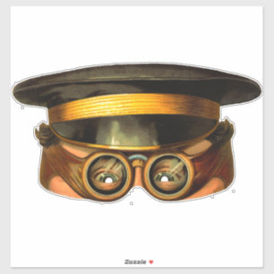 Chauffeur - Vintage Victorian Mask Sticker