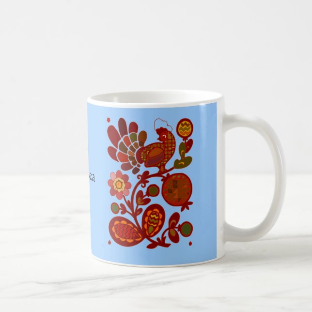 Chaunticleer Red Rooster Mug (Right)