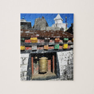 Chaurikharka village, Everest Trek & Stupa /Nepal Jigsaw Puzzle
