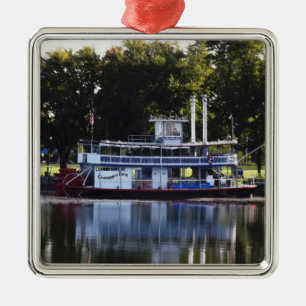 Chautauqua Belle on Lake Chautauqua Metal Tree Decoration