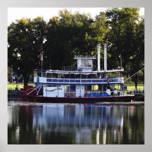 Chautauqua Belle on Lake Chautauqua Poster (Front)