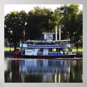Chautauqua Belle on Lake Chautauqua Poster