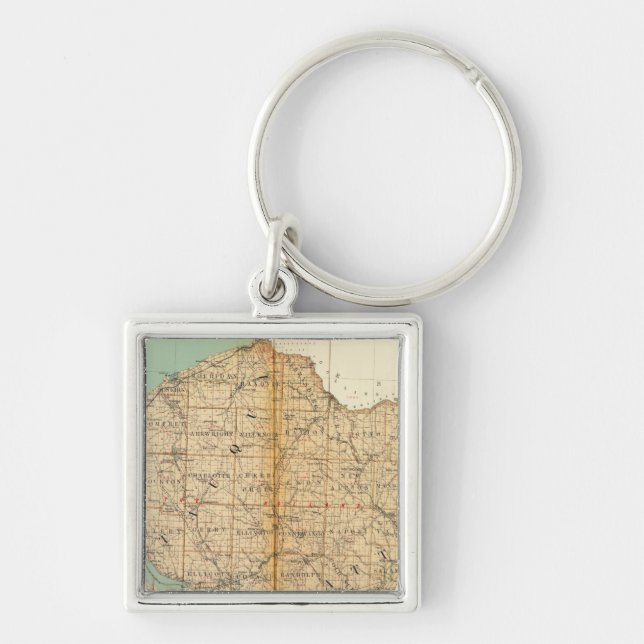 Chautauqua, Cattaraugus counties Key Ring (Front)