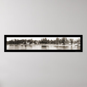 Chautauqua NY Water Photo 1909 Poster