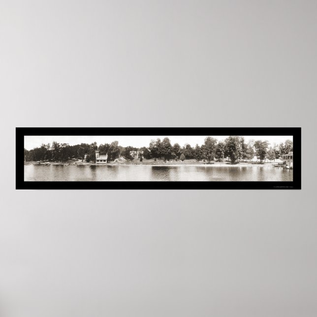 Chautauqua NY Water Photo 1909 Poster (Front)