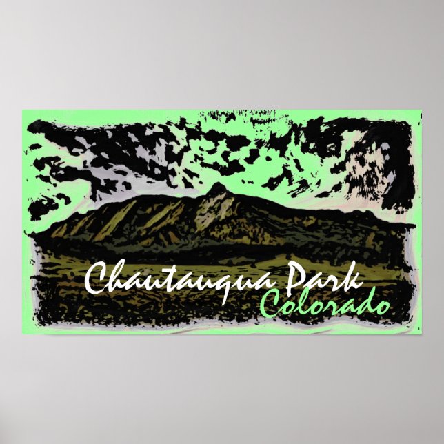 Chautauqua Park Colorado poster (Front)