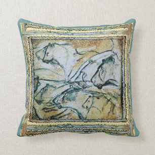 Chauvet Cave Lions Cushion