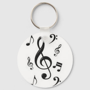 Chaveiro claves musicais key ring