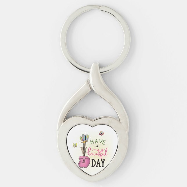 Chaveiro Have a Beautiful Day Key Ring (Front)