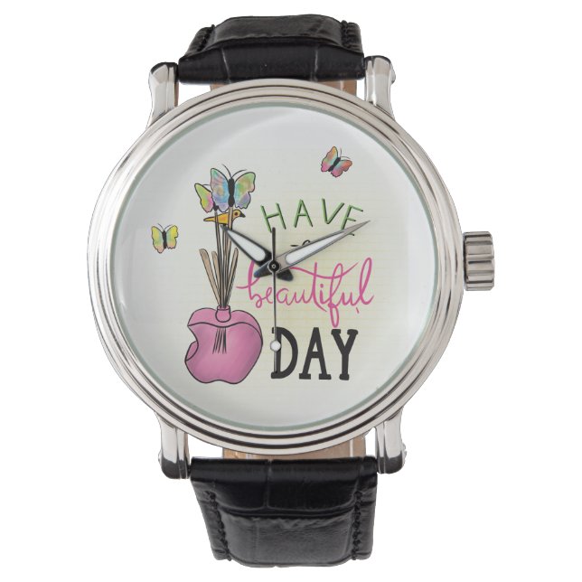 Chaveiro Have a Beautiful Day Watch (Front)