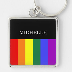 Chaveiro Porta-chaves Orgulho Gay Rainbow Key Ring
