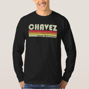Chavez Surname Retro Vintage 80s 90s Birthday Reun T-Shirt