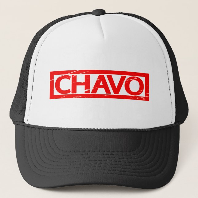 Chavo Stamp Trucker Hat (Front)