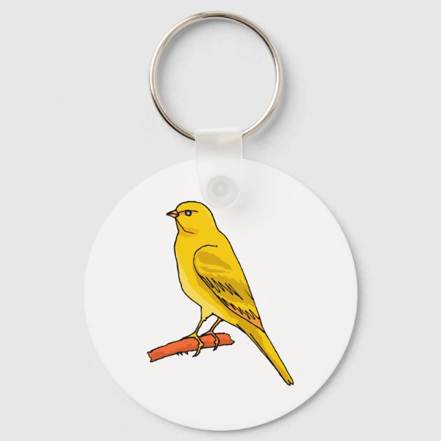 Chaz Canary Key Ring (Front)