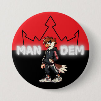 Chazza - Mandem Collection -SVBK- SILVERBCKK TTV  7.5 Cm Round Badge