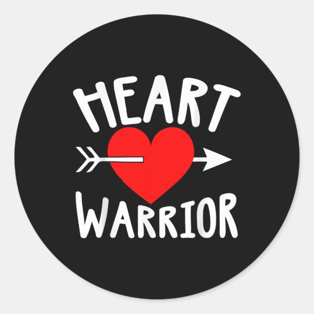 Chd Awareness  Classic Round Sticker (Front)