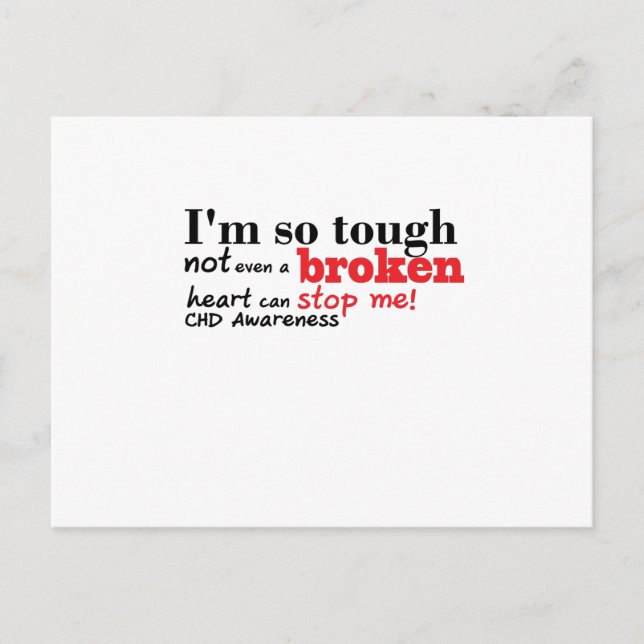 CHD Awareness Gift Postcard (Front)
