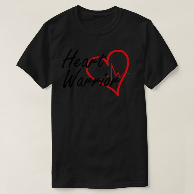 CHD Awareness Heart Warrior T-Shirt (Design Front)