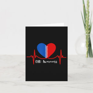 Chd Awareness, Heart Warrior, Zipper Heart  Card
