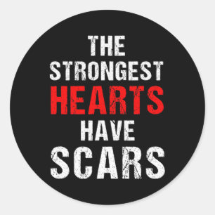 Chd Awareness Quotes About Congenital Heart Diseas Classic Round Sticker