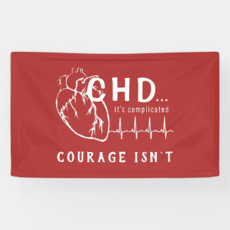 CHD Heart Sketch EKG Event Banner