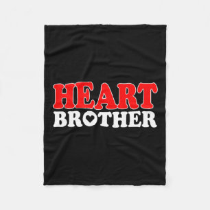 Chd Warrior Brother Congenital Heart Disease Bro Fleece Blanket