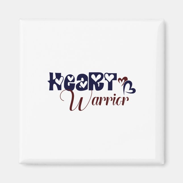Chd Warrior Congenital Heart Defect Awareness 2  Magnet (Front)