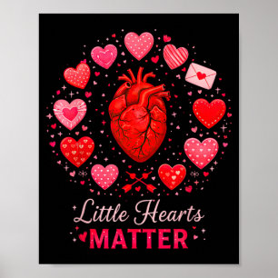 CHD Warrior Congenital Heart Defects Little Hearts Poster