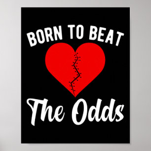 Chd Warrior Congenital Heart Disease Awareness  Poster