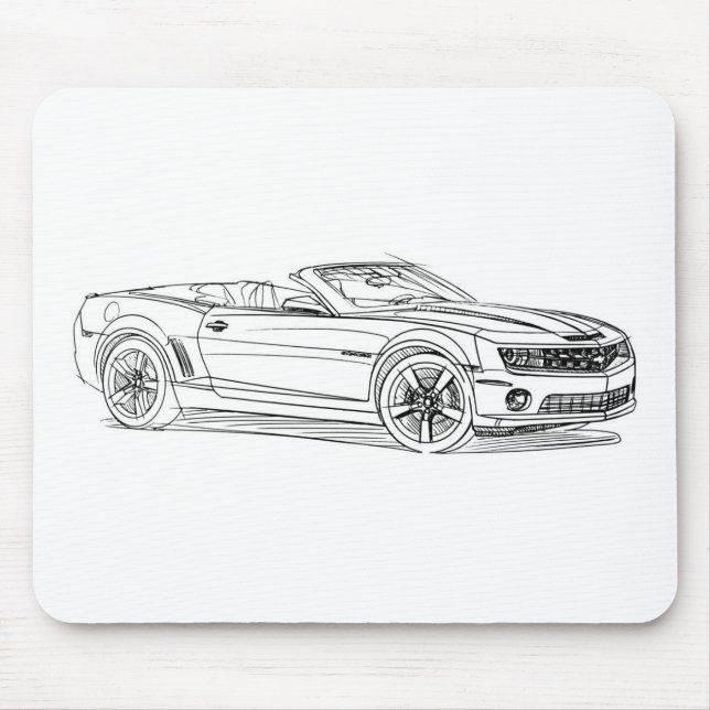 Che Camaro Convert 2011 Mouse Pad (Front)