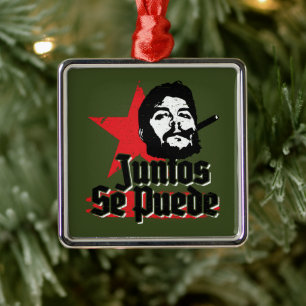Che Guevara Revolutionary Quote Juntos Se Puede Metal Ornament