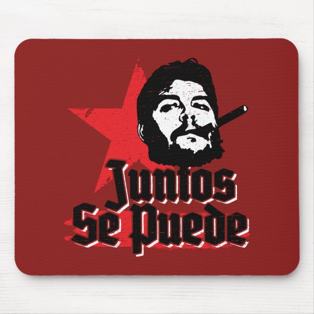 Che Guevara Revolutionary Quote Juntos Se Puede Mouse Pad (Front)