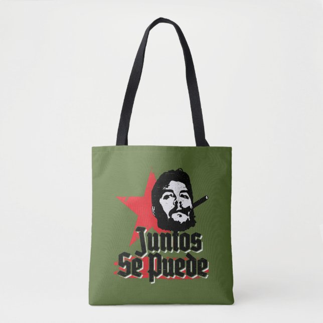 Che Guevara Revolutionary Quote Juntos Se Puede Tote Bag (Front)