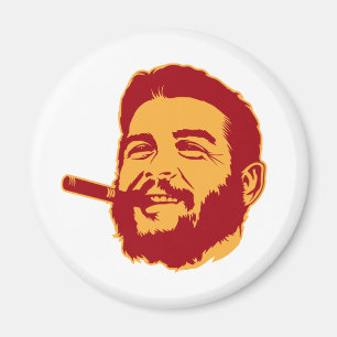 Che Guevara with Cigar Portrait Magnet