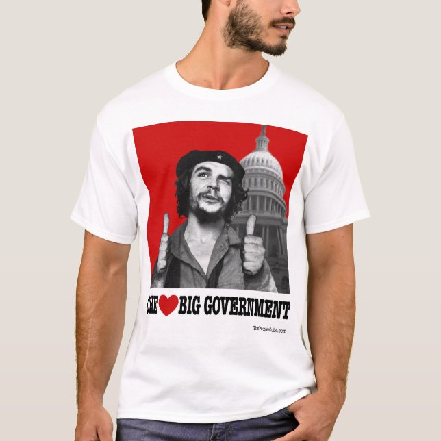 Che Heart Big Government T-Shirt (Front)