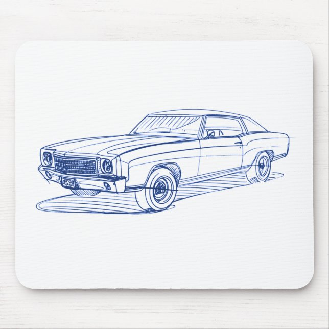 Che Monte Carlo 1970 Mouse Pad (Front)
