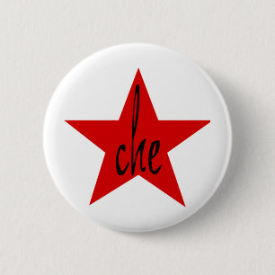 Che Red Star! 6 Cm Round Badge