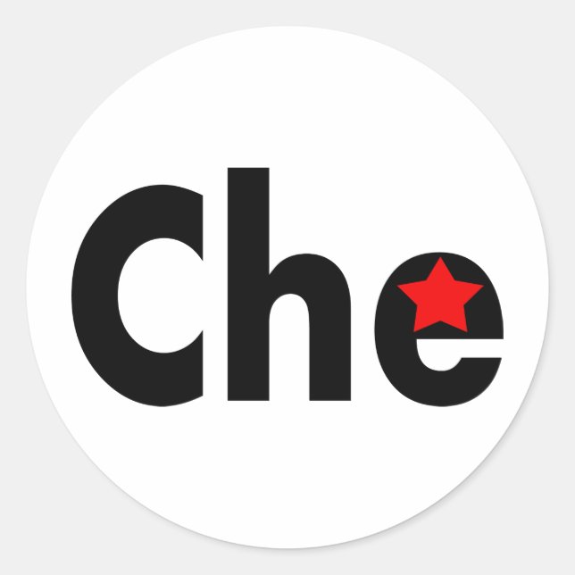 Che Revolution Designs! Classic Round Sticker (Front)