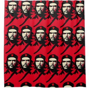 Che Revolution Is Over Shower Curtain