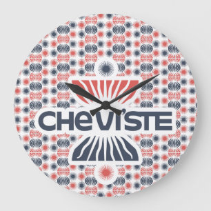 Che saw vers 2024 by MASANSER PIXELAT Large Clock
