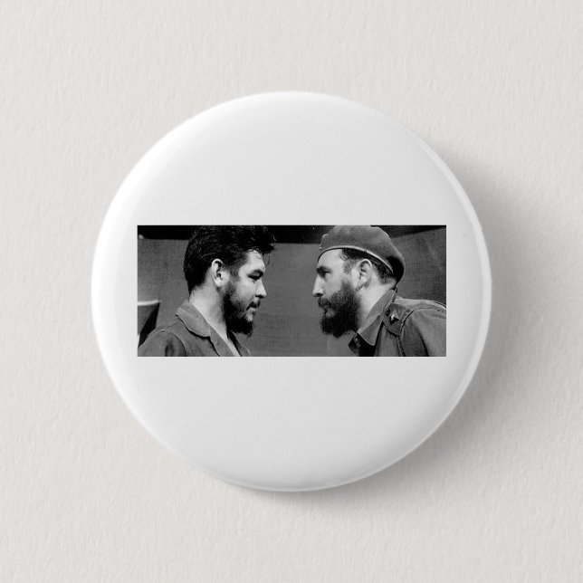 Che-y-Fidel 6 Cm Round Badge (Front)