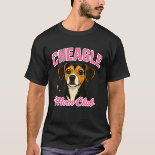 Cheagle Dog Owner mum Funny Club Cute Beagle Chihu T-Shirt