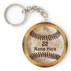 Cheap Baseball Keychains NAME, NUMBER for TEAM
