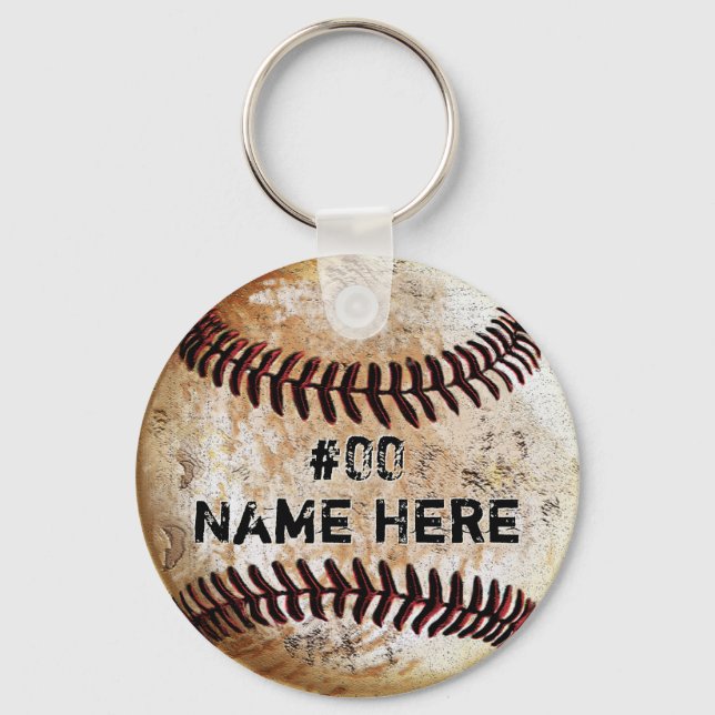 Cheap Baseball Party Favors, Baseball Team Gifts Key Ring (Front)