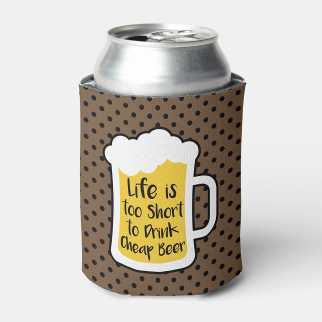 Cheap Beer Can Cooler (Can Front)