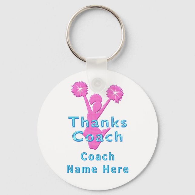 Cheap Cheer Gifts for Coaches Key Ring (Front)