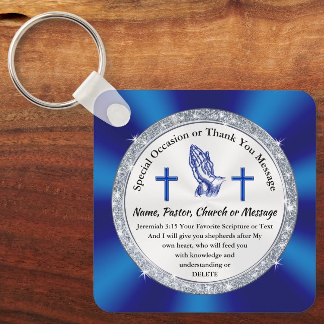 Cheap Christian Party Favours, Church Anniversary  Key Ring (Front)