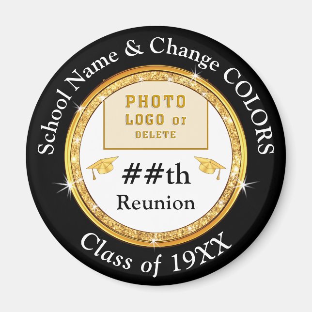 Cheap, Class Reunion Souvenir Ideas, Any Year Magnet (Front)
