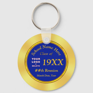 Cheap Class Reunion Souvenirs, Logo, Text, Colours Key Ring
